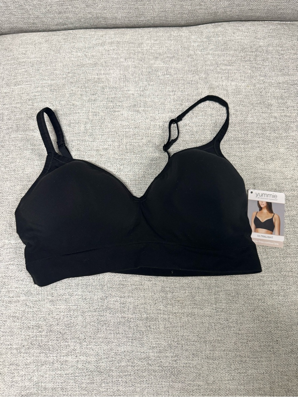 Ultralight Black Wireless Bra